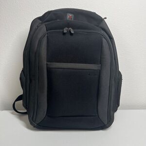 Solo Metropolitan 17" Inch Laptop Backpack with Removable Sleeve Black Grey